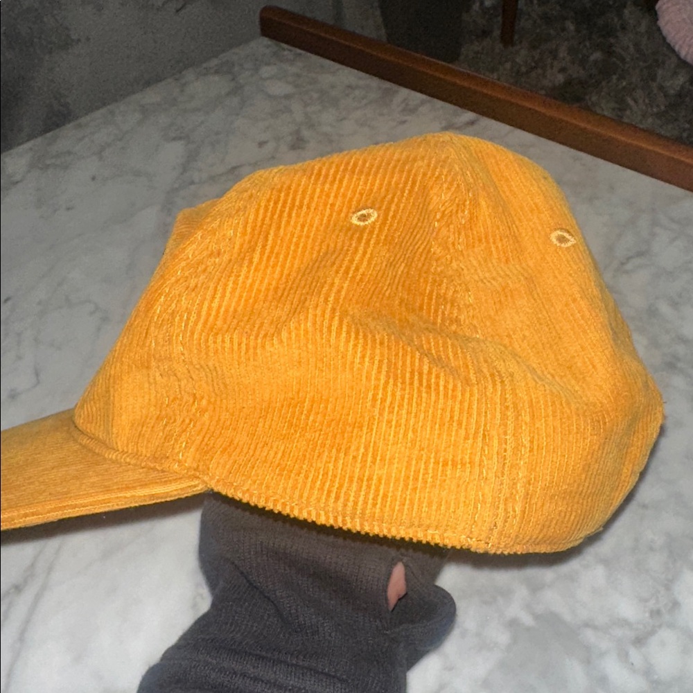 Polaroid Mad Engine Golden Corduroy Cap with Patch - Picture 3 of 8